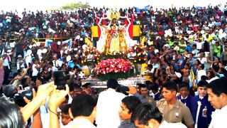 Piura: Imagen de la Virgen de las Mercedes de Paita llega al encuentro de sus fieles