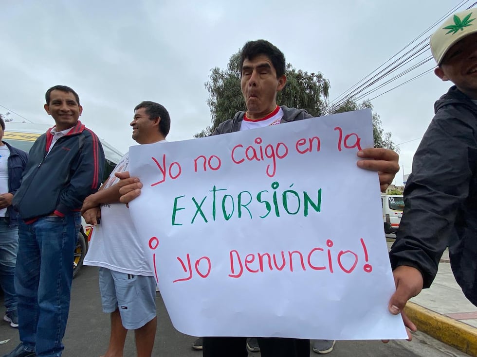 Transportistas demandan parar la ola de extorsiones en la región La Libertad.