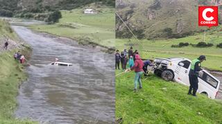 Chupaca: Joven se lanza al río y salva a madre e hija de morir ahogadas tras accidente 