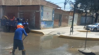 Piura: Retiran piedras, cartones y palos de las redes de alcantarillado en Castilla