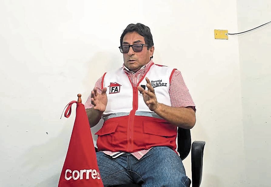 Candidato de Fuerza Arequipeña al sillón municipal en el distrito de José Luis Bustamante y Rivero (JLByR), Ronald Ibañez Barreda. (Foto: Omar Cruz/@photo.gec)
