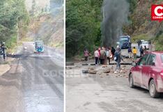 Huancavelica acata tercer día de paro: Bloquean carretera y agricultores salen a las calles