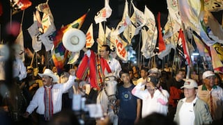 Elecciones 2026: Candidato Roberto Sánchez realizó cierre de campaña en la Plaza Dos de Mayo (FOTOS)