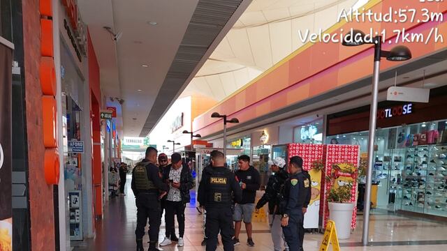 Policía detiene a jóvenes por actitud sospechosa en el Megaplaza de Pisco