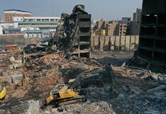 Barrios Altos tras el incendio: demuelen edificios colapsados en zona de alto riesgo (FOTOS)