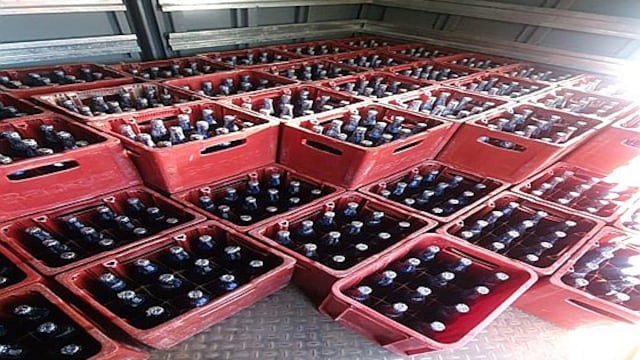 Intervienen camión con más de 150 cajas de cerveza en mina La Rinconada