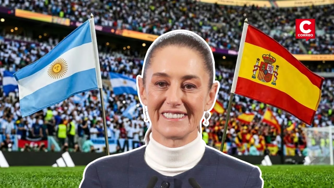 Claudia Sheinbaum confirma que asistirá a la final del Mundial 2026 en Nueva York. Composición: Diario Correo.