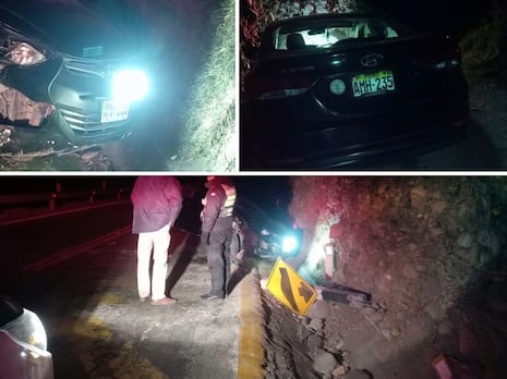 Cuatro mujeres resultan heridas tras volcadura de automóvil en la Carretera Central