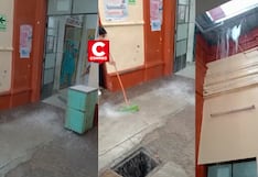 Lluvias afectan hospital Las Mercedes en Chiclayo (VIDEO)