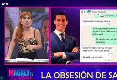 Magaly expone chats que Salcedo envió antes del incidente con el productor ligado a Maju Mantilla