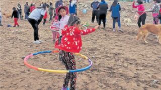 Juegos divirtieron a la población de Islay