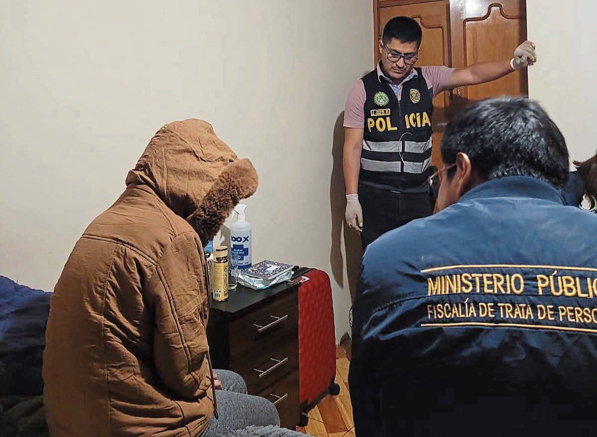Personal da el seguimiento del caso a las víctimas de trata de personas en Arequipa. Foto: Ministerio Público.