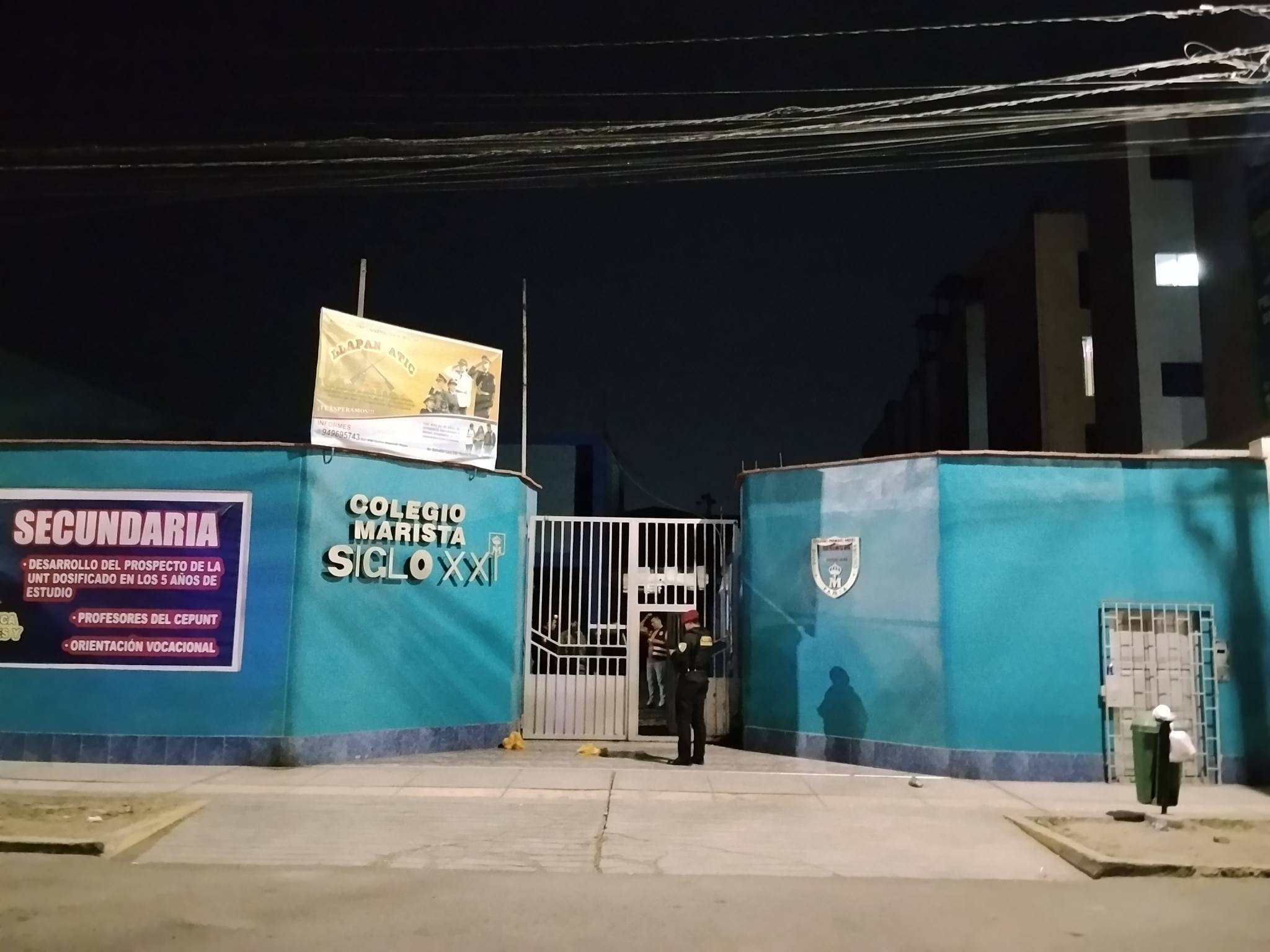 Atentado ocurrió a unos metros de la base del Escuadrón Verde de la Policía Nacional del Perú.