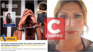 Pisco: cadena perpetua contra travesti que violó a un menor de 12 años de edad
