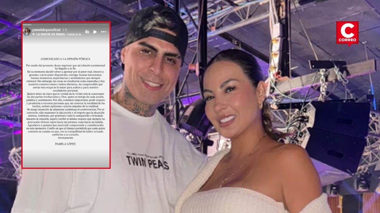 Pamela López confirma separación con Paul Michael tras más de un año de relación: “Es lo mejor para ambos”. Composición: Diario Correo.