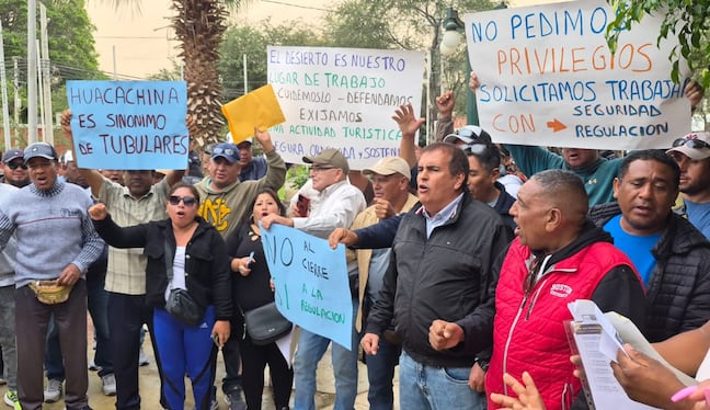 Ica: propietarios de tubulares en Huacachina inician paro y piden reunión con el Ministerio de Transporte