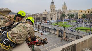 Presidente Balcázar encabezó Simulacro Nacional Multipeligro desde Palacio de Gobierno (FOTOS)
