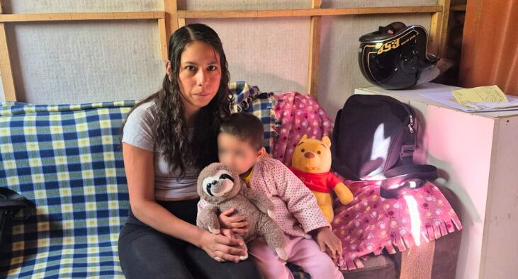 Joven madre pide ayuda para costear el tratamiento de su hija con leucemia. (Foto: Pedro Torres/@photo.gec)