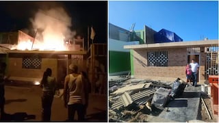 Pisco: incendio destruye segundo piso de vivienda en el sector Tizón Pacheco, en San Andrés
