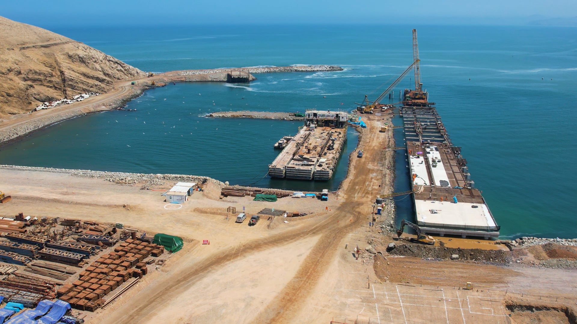 Puerto de Chancay será un importante punto de llegada y salida de mercancía a Asia.