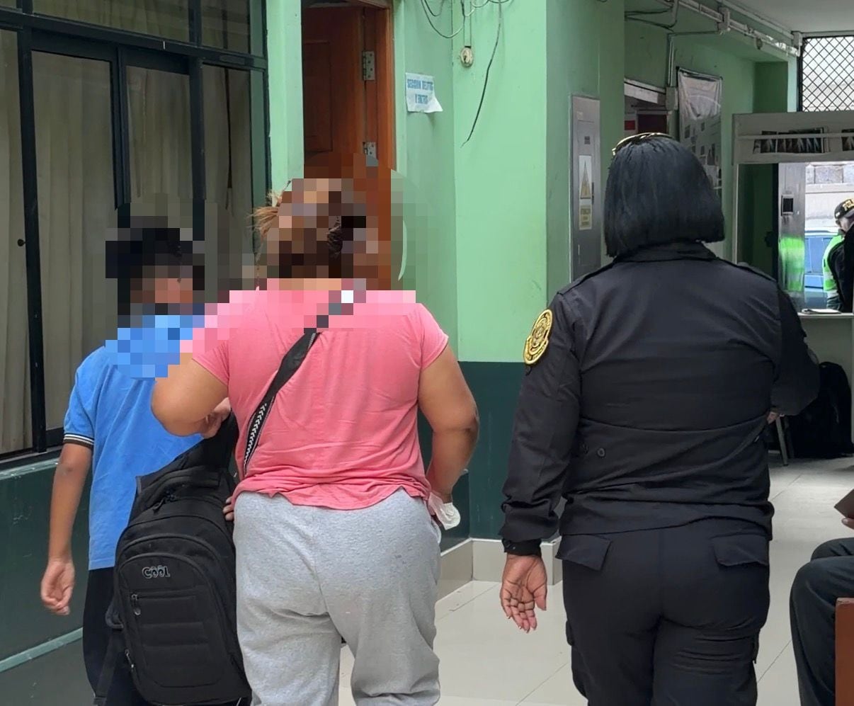 En la comisaría fueron entregados a sus padres. (Foto: Difusión)