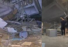 Colapsa techo en patio de comidas del Real Plaza de Trujillo: reportan personas atrapadas