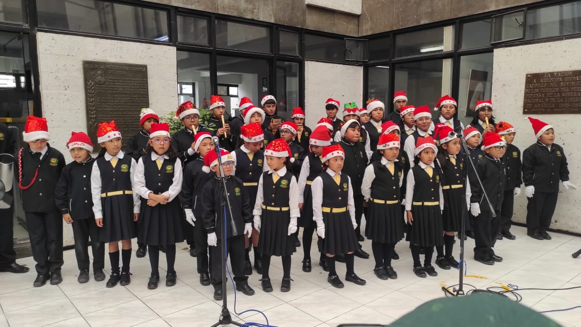 Villancico en la Plaza de Armas de Arequipa. Foto: GEC.