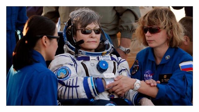 Astronauta Peggy Whitson se convirtió en la mujer con más tiempo en el espacio