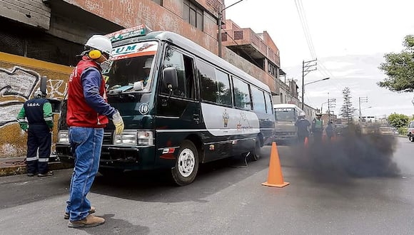 Comuna de Arequipa no hace operativos de control de humos hace 3 años (Foto: GEC)