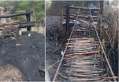 Palpa: incendian puente colgante Inca y provocan graves daños a patrimonio histórico