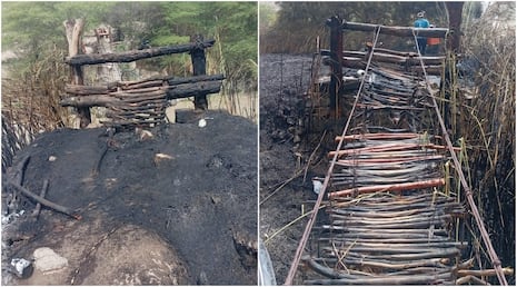 Palpa: incendian puente colgante Inca y provocan graves daños a patrimonio histórico