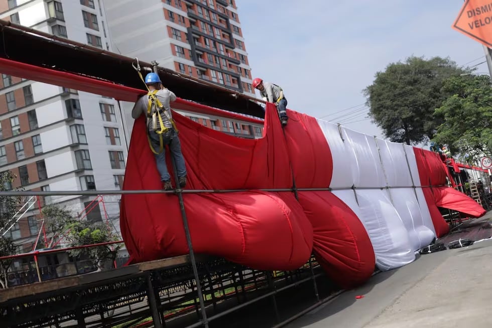 Parada Militar 2026: así quedaron instaladas las tribunas para el desfile cívico militar este 29 de julio. Foto: GEC.