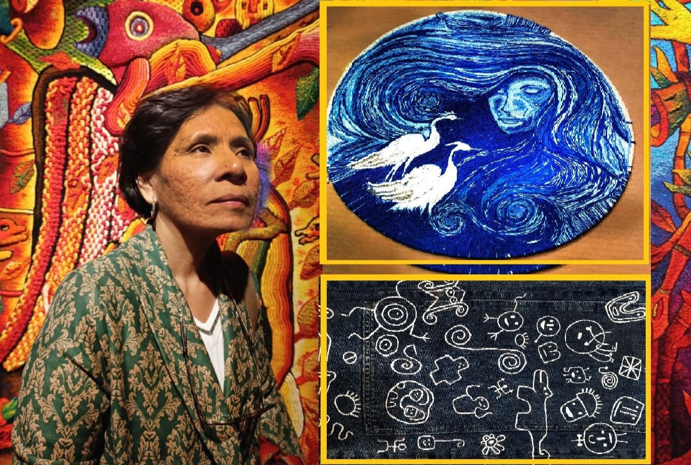 Artista piurana presenta obra: “Hilos y colores: el arte en manos de mujer“.