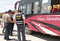 Hampones balean ómnibus de empresa Nueva Alternativa en Piura