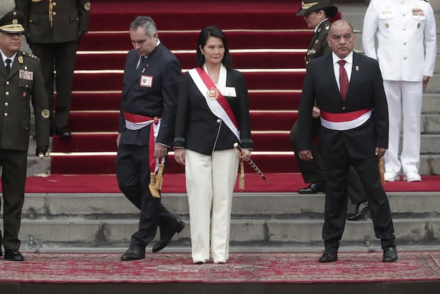 Keiko Fujimori es reconocida como jefa suprema de las FF. AA. (Fotos: Julio Reaño/GEC)