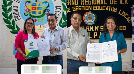 Ica y Palpa cuentan con nuevas directoras de UGEL para fortalecer la gestión educativa