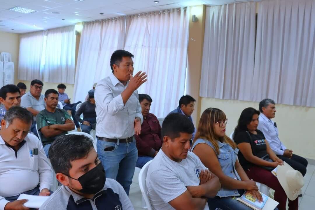 Presidente de la Federación de Organizaciones Sociales por el Desarrollo del Distrito de La Joya (FOSDELJ), Juvenal Silva. (Foto: GEC)