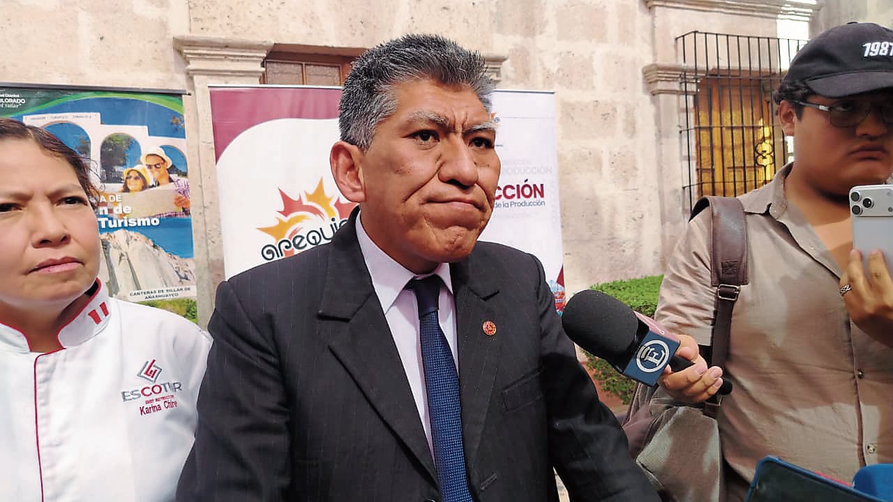Gerente regional de la Producción de Arequipa, José Luis Morales. Foto: GEC.