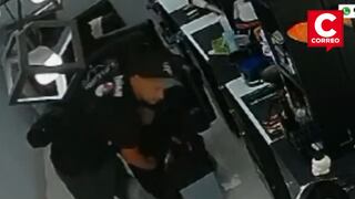 San Juan de Miraflores: Trabajador de barbería robó equipos valorizados en más de S/ 10 mil (VIDEO)