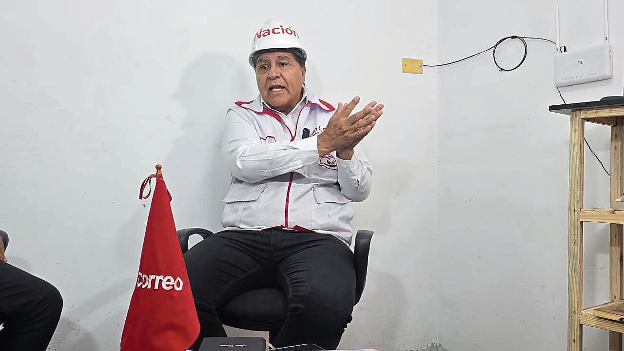 Candidato de Ahora Nación a la alcaldía de Socabaya, Alexi Rivera Cano. (Foto: Omar Cruz/@photo.gec)
