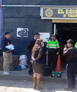 Fiscal Virginia Salas y policías acudieron al Parque Industrial por los disparos