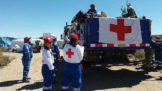 Cruz Roja despliega a 140 voluntarios para auxilio en Chapi (FOTOS)