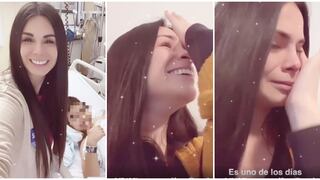 Hijo de Sully Sáenz volvió a escuchar con implante y modelo lloró de emoción (VIDEO)