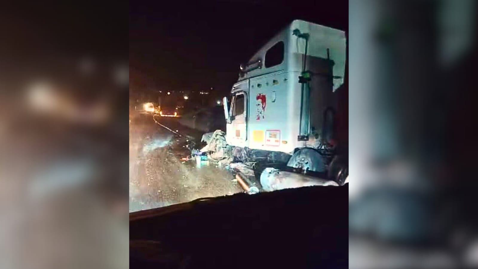 Choque frontal en la carretera Panamericana Sur, distrito de Cocachacra, provincia de Islay. Foto: Difusión.