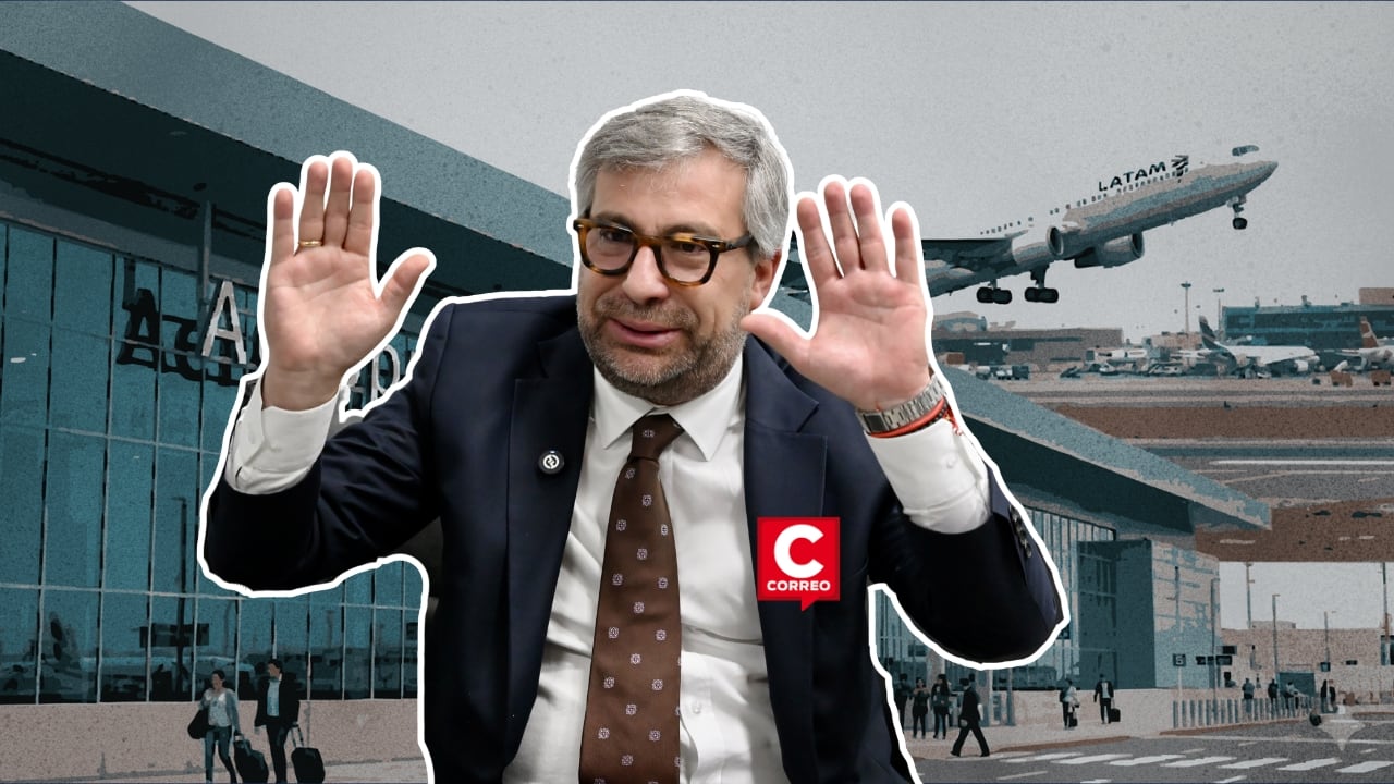 Policía Nacional activa medidas preventivas para evitar posible fuga de jefe de la ONPE. Composición: Diario Correo.