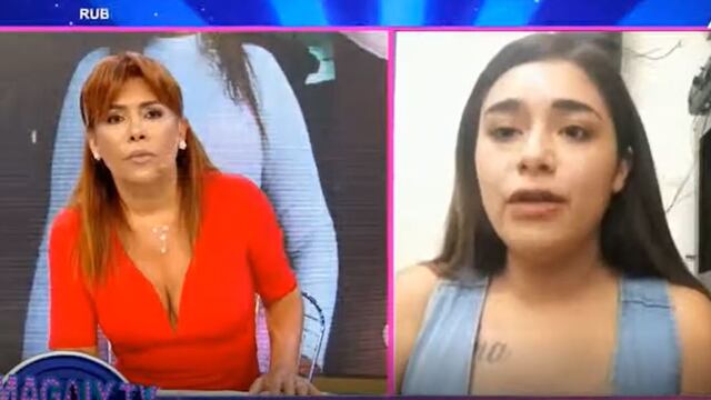 Magaly Medina difunde video de Gianella Ydoña saliendo de su casa en la noche, pero ella lo niega 