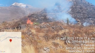 Arequipa: Incendios en Callalli e Ichupampa destruyen pastizales