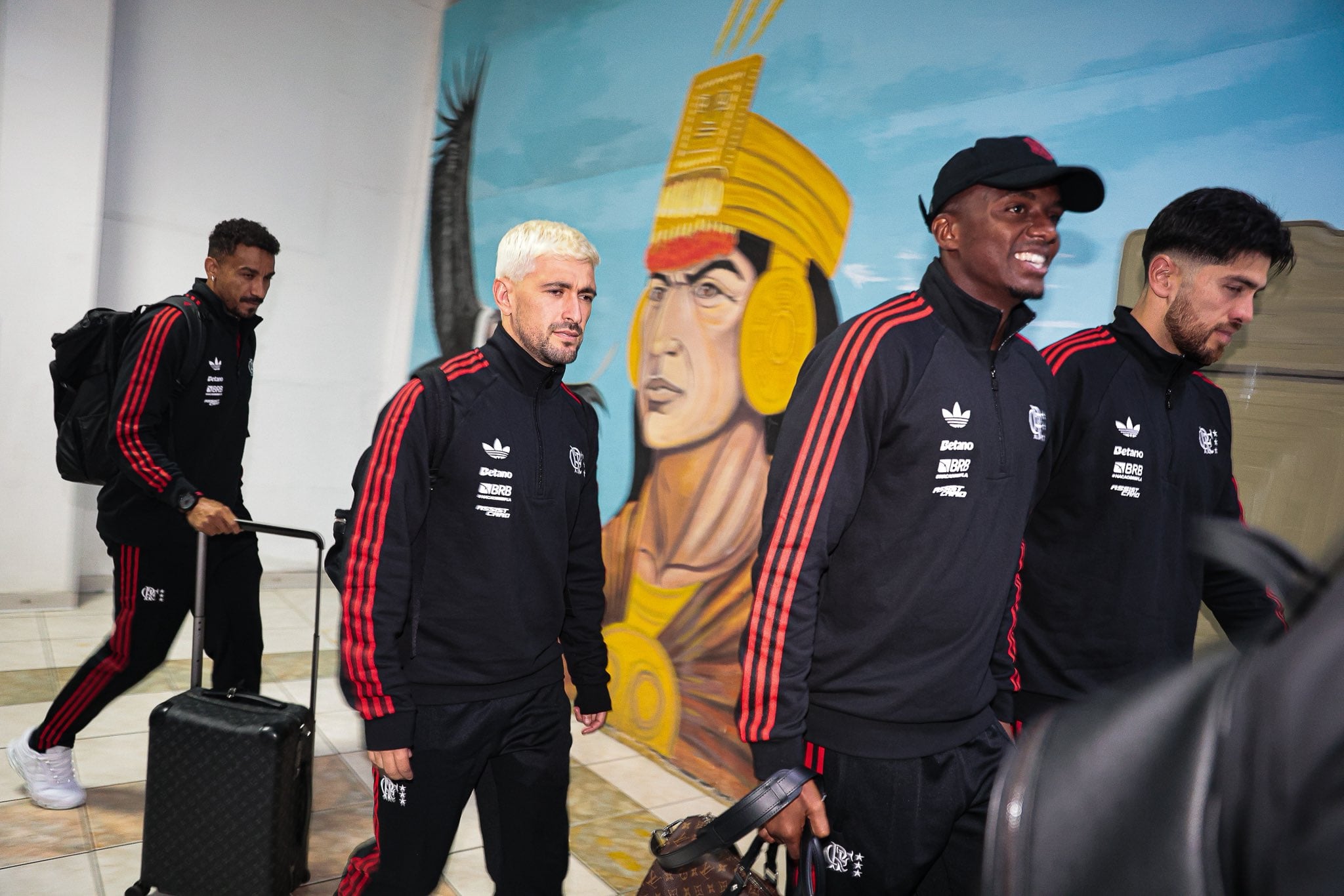 Club Flamengo aterrizó por emergencia en la ciudad de Arequipa. Foto: Reproducción.