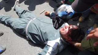 Un herido deja enfrentamiento entre pasqueños y Policía