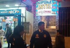 Operativo en San Juan de Miraflores: Cierran hoteles y detienen a involucrados en explotación sexual